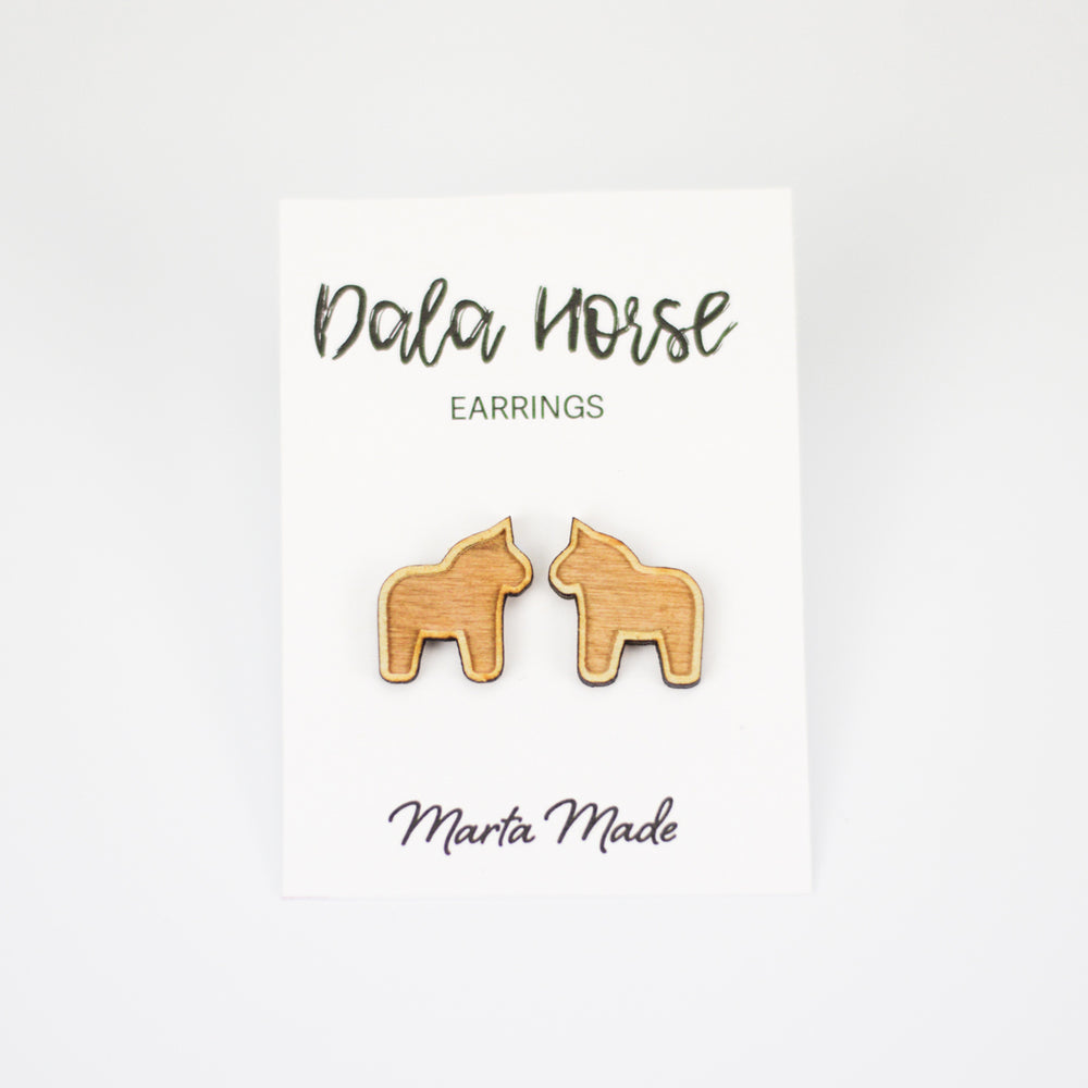 Dala Horse Earrings