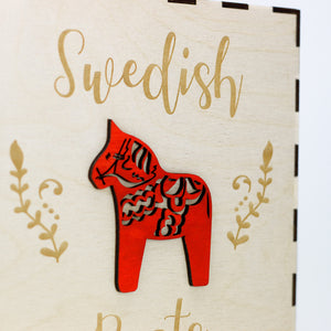 Swedish Roots Wall Sign