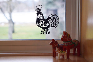 Swedish Rooster Decal